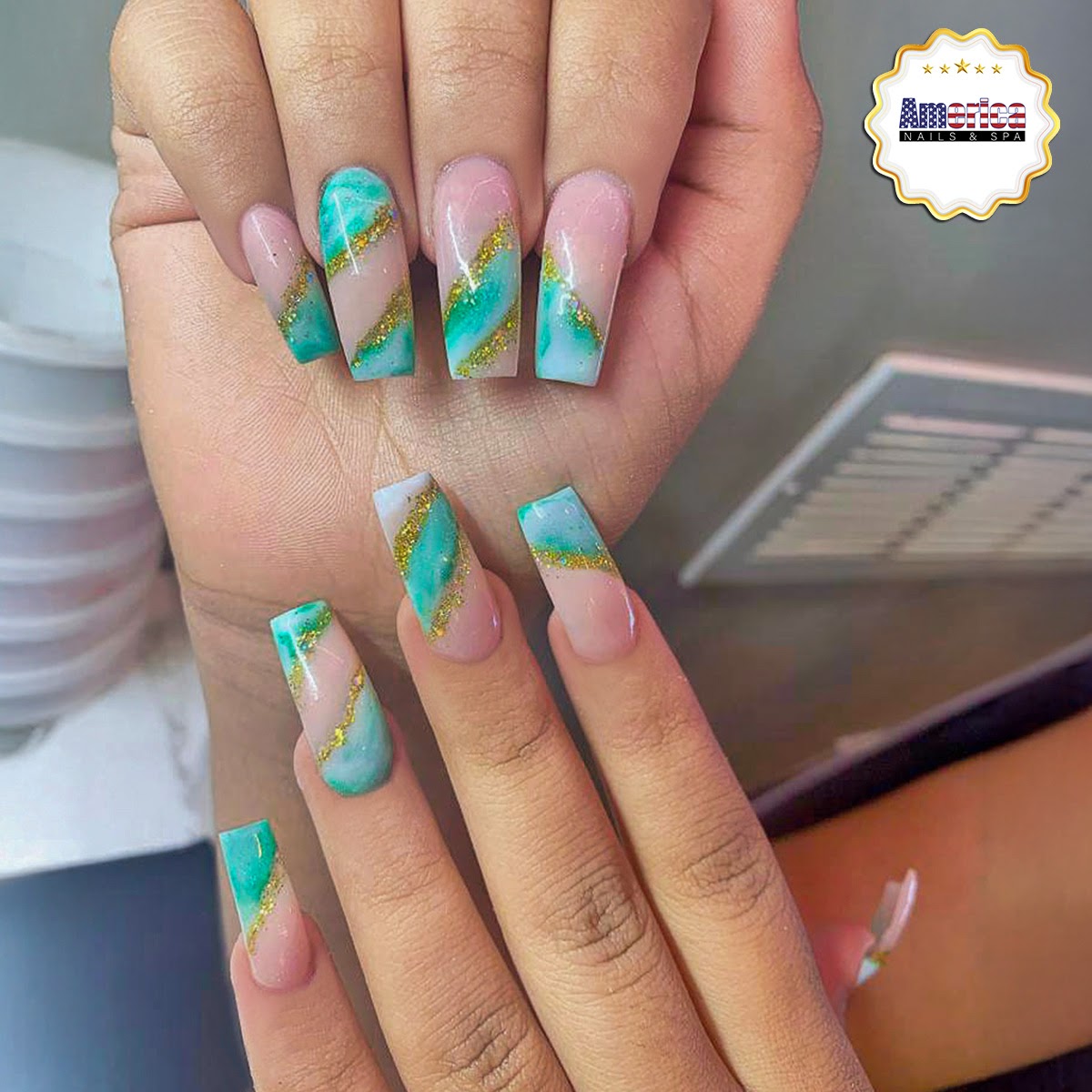 America Nails & Spa nail photo 5
